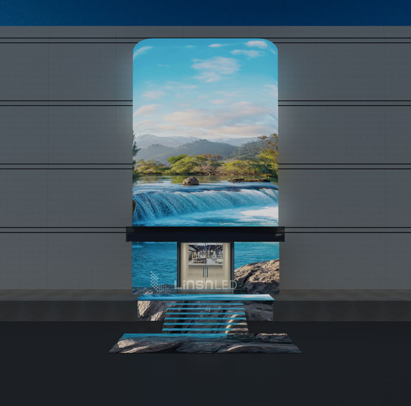 Building-facade-3D-display