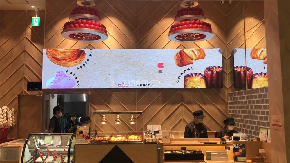 Indoor LED Screen for Restaurant Display